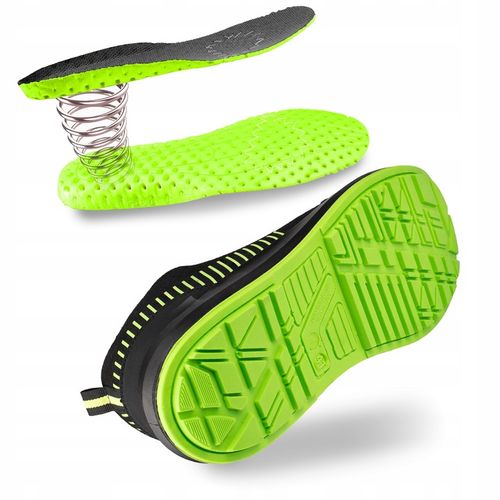 BUTY ROBOCZE MĘSKIE PÓŁBUTY SPORTOWE ODDYCHAJĄCE Z NOSKIEM S1 BHP LEKKIE na Arena.pl