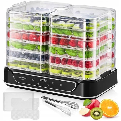 DUŻA SUSZARKA DO GRZYBÓW OWOCÓW WARZYW ZIÓŁ 6 SIT MOCNA 550W ZESTAW na Arena.pl