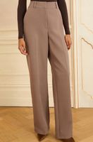 Mokka - Spodnie Love & Roses z szerokimi nogawkami EU40