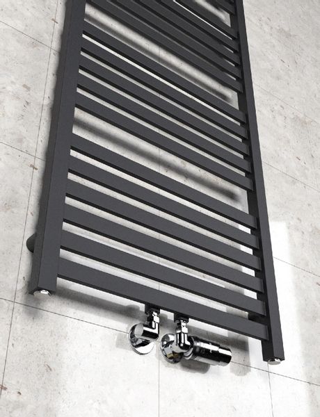 GRZEJNIK ŁAZIENKOWY PRIME-MID 750/430 CZARNY STR zdjęcie 6