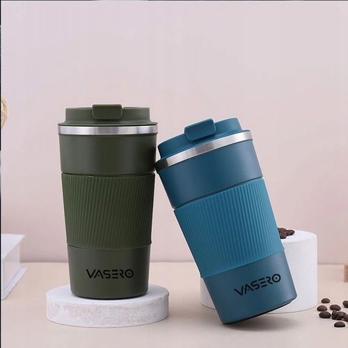 ANTYPOŚLIZGOWY KUBEK TERMICZNY USTNIK TERMOS na herbatę kawę DO SAMOCHODU na Arena.pl