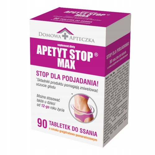 Apetyt Stop MAX 90 TABLETEK ODCHUDZANIE Garcinia Cambogia Suplement Diety na Arena.pl