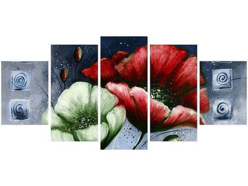 OBRAZ CZERWONE ZIELONE MAKI na Arena.pl