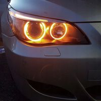 LED MARKERY W RINGI ŻÓŁTE 14W RINGI BMW E39 E60 E61 E63 E64 E65