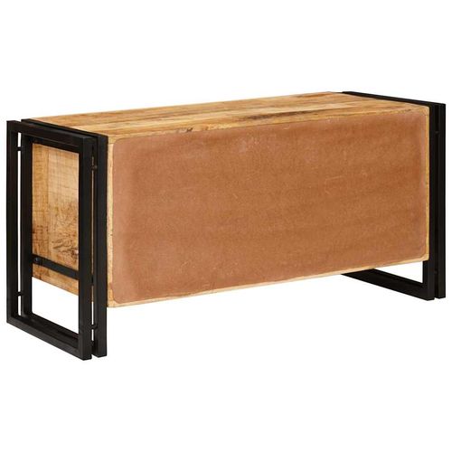 Szafka na buty Brązowy 90 x 38 x 45 cm lite drewno mango na Arena.pl