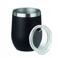 Kubek do Yerba Mate Matero TermoLid - Czarne 350ml z pokrywką
