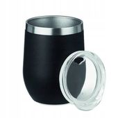 Kubek do Yerba Mate Matero TermoLid - Czarne 350ml z pokrywką