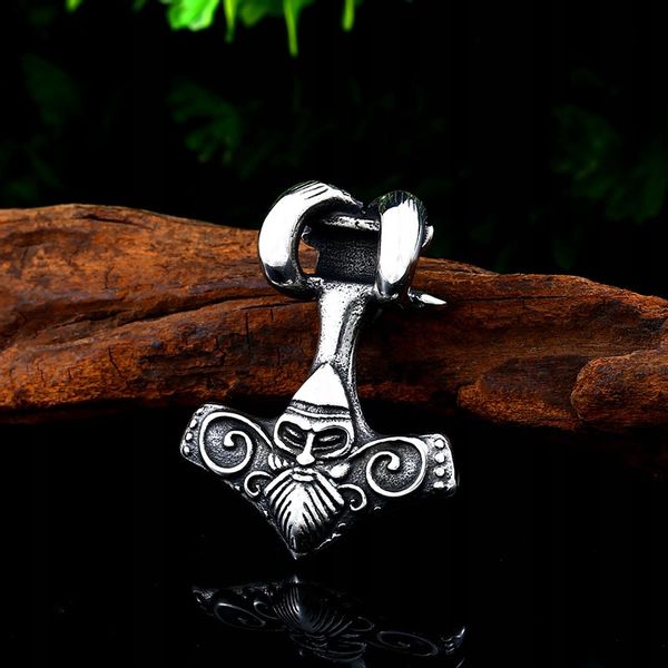 NASZYJNIK MŁOT THORA Valknut NORDIC Wikingów 298 zdjęcie 4