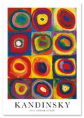 Plakat Kandinsky color study 61x91 cm