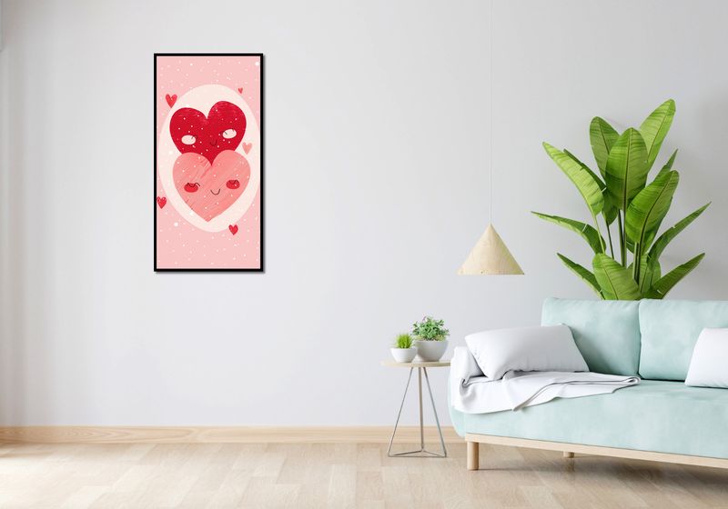 Plakat 50x100cm Ciepło Serca zdjęcie 4