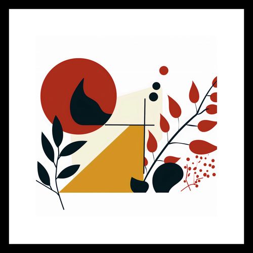 Plakat 30x30cm Ogień i Flora na Arena.pl