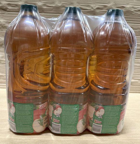 Wosana Sok 100% jabłko 3l - karton zdjęcie 1
