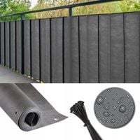OSŁONA BALKONOWA 0,9X5M MATA NA BALKON TARAS OGRODZENIE PŁOT +UV 98%