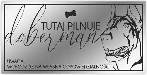 UWAGA PIES tabliczka informacyjna Cocker Spaniel na Arena.pl