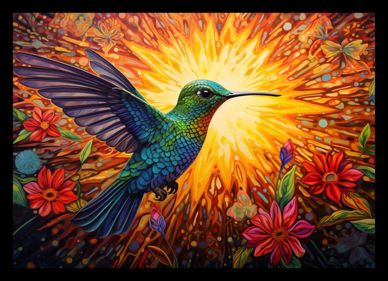 Plakat 29,7x21cm Koliber Barw zdjęcie 2