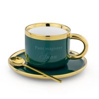 FILIŻANKA SPODEK prezent DLA MAGISTRA + GRAWER