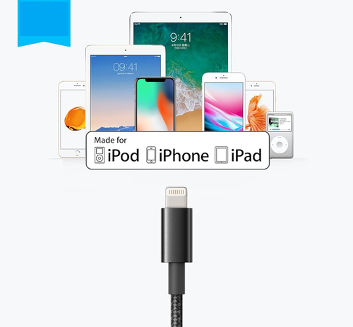 Anker Kabel USB A Lightning MFi Nylon iPhone iPad 1m Czarny na Arena.pl