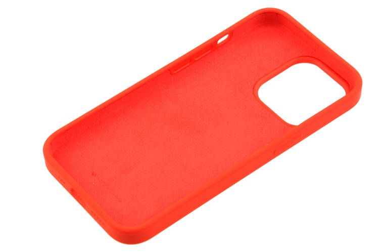 Etui Mercury Goospery Silicone do Apple iPhone 13 Pro Max czerwony zdjęcie 3