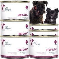 VET EXPERT HEPATIC DOG 6x200g weterynaryjna pies niewydolność wątroby