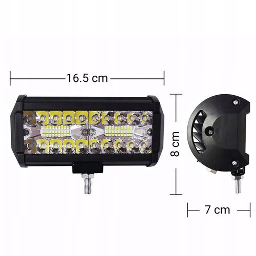 LAMPA ROBOCZA HALOGEN LED 120W SZPERACZ NAŚWIETLACZ WODOODPORNA 40 DIOD na Arena.pl