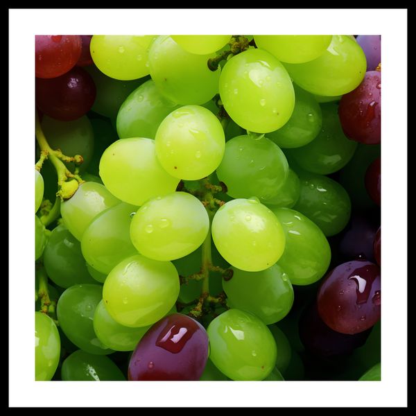 Plakat 40x40cm Winogronowy Kalejdoskop zdjęcie 3