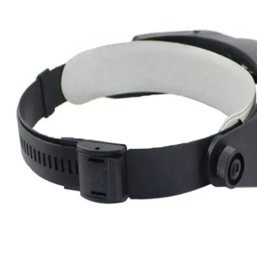 Profesjonalna lupa nagłowna daszek z diodami led 1,5x 3x 9,5x 11x na Arena.pl