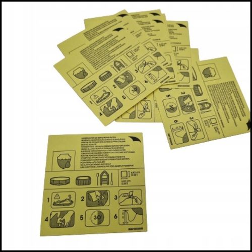 10X ŁATKA ŁATKI ZESTAW NAPRAWCZY BASEN MATERAC PONTON HAMAK WODNY 10SZTUK na Arena.pl