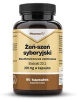 ŻEŃ-SZEŃ SYBERYJSKI EKSTRAKT 20:1  90 kapsułek