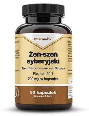 ŻEŃ-SZEŃ SYBERYJSKI EKSTRAKT 20:1  90 kapsułek zdjęcie 1