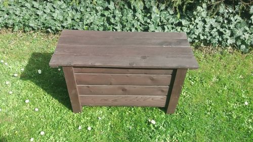 SKRZYNIA ŁAWKA OGRODOWA DREWNIANA 90cm lub 80cm Ławka, 2 Kolory, producent na Arena.pl