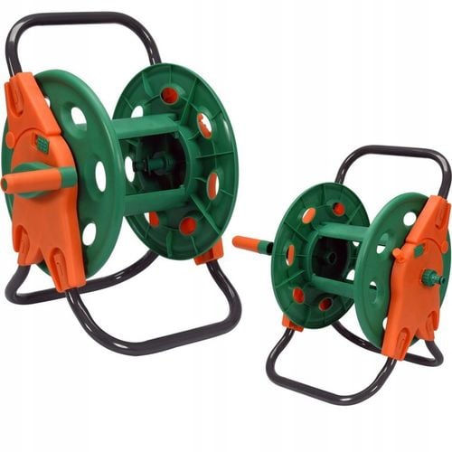 WÓZEK STOJAK NA WĄŻ OGRODOWY 45m BĘBEN ZWIJACZ ZWIJAK STATYW 89330 na Arena.pl