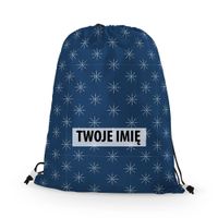 WORKO-PLECAK z Twoim imieniem Niebieska geometria IV 071