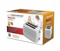Toster Esperanza CIABATTA biały 600 W EKT002