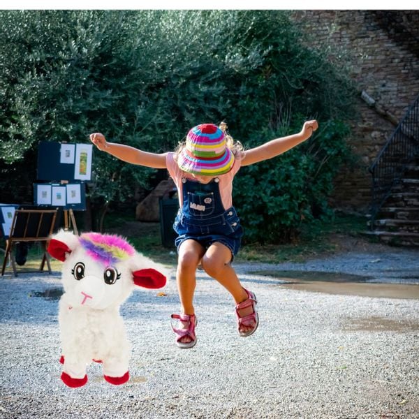 ALPAKA INTERAKTYWNA TAŃCZĄCA GRAJĄCA MASKOTKA DLA DZIECI LAMA zdjęcie 9