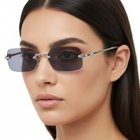 Damskie okulary fotochromowe kat.1-3 przeciwsłoneczne bezramkowe STLF-05B