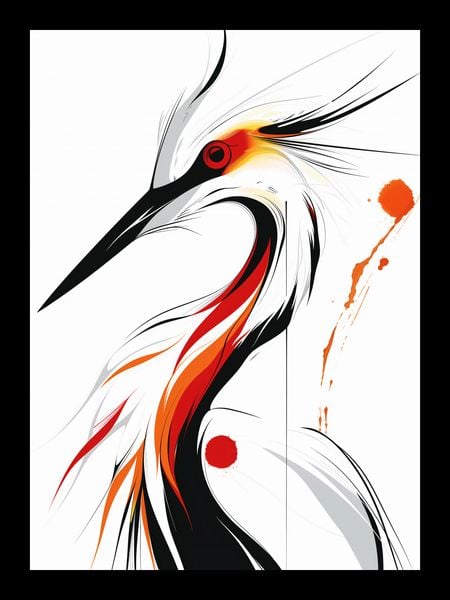 Plakat 13x18cm Bocian zdjęcie 2