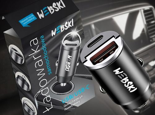 SZYBKA ŁADOWARKA SAMOCHODOWA 30W USB C + KABEL 3w1 na Arena.pl