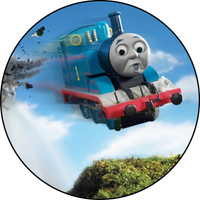 Opłatek na tort Ciuchcia Pociąg Tomek Przyjaciele Lokomotywa