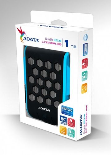 Adata DashDrive Durable HD720 1TB 2.5'' USB3.0 Niebieski na Arena.pl