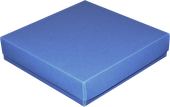 Pudełko ozdobne 18 x 18 x 4 cm, 10 szt. niebieski AWIH