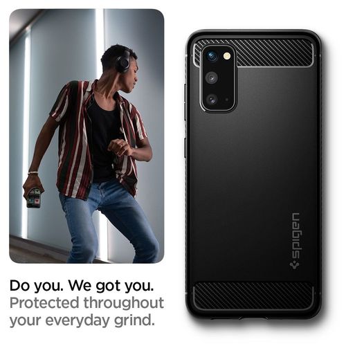 SPIGEN RUGGED ARMOR GALAXY S20 MATTE BLACK na Arena.pl