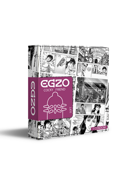 Prezerwatywa Z Kolczatką Podniecającą - Egzo Hot Red zdjęcie 1