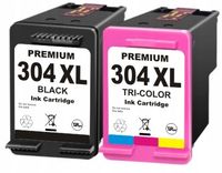 Tusze do HP 304 XL Deskjet 2600 2620 2630 3720 3732 ENVY 5010 5020 5052