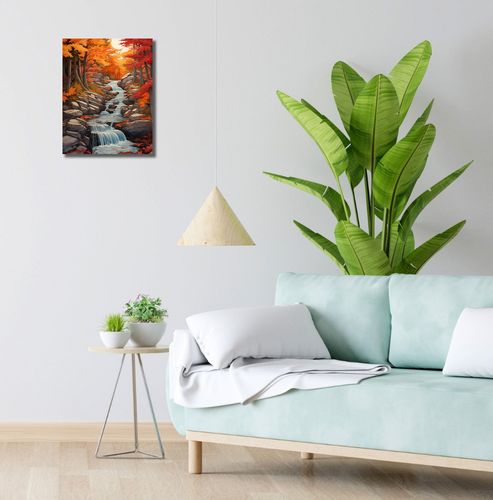 Obraz 30x40cm Jesienne Wodospady na Arena.pl