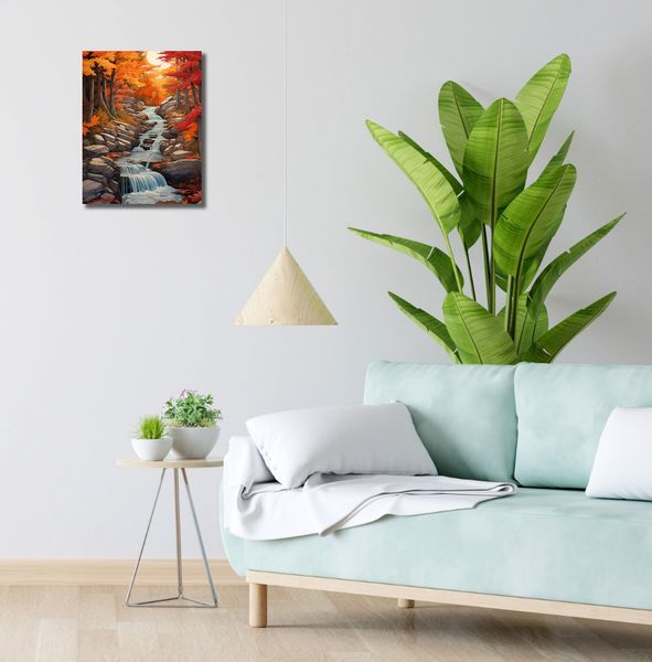 Obraz 30x40cm Jesienne Wodospady zdjęcie 2