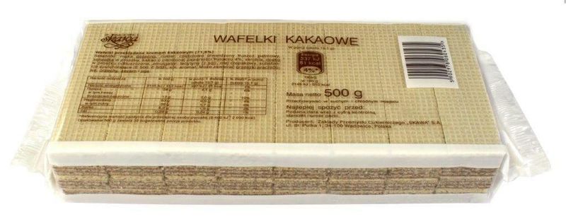SKAWA WAFLE 500G KAWOWE zdjęcie 1