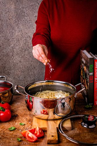 Zestaw profesjonalnych garnków Mitsu 20 24 cm Plaster miodu Na indukcje na Arena.pl