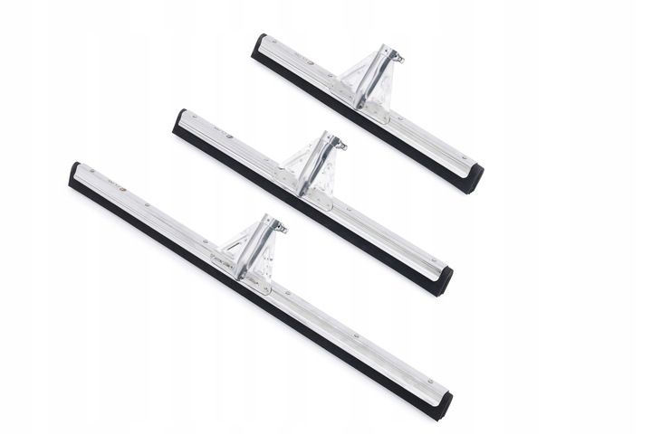 Ściągaczka do wody podłóg 55 cm CLINN stal nierdzewna + trzonek drewniany zdjęcie 10