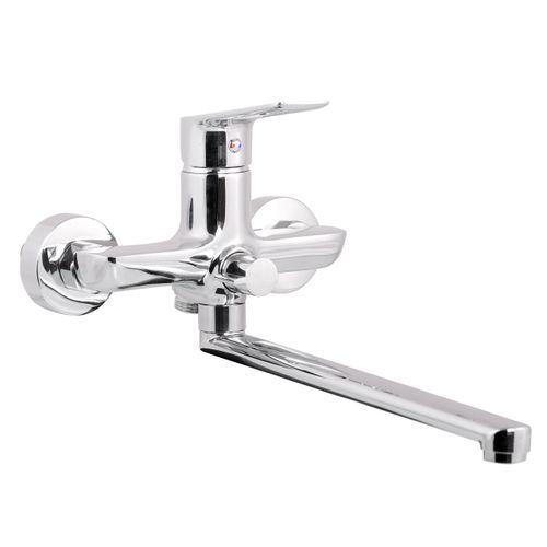 Bateria chromowana ścienna kuchenna na Arena.pl