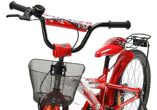 Rower 20 MEXLLER BMX czerwony + koszyk na Arena.pl